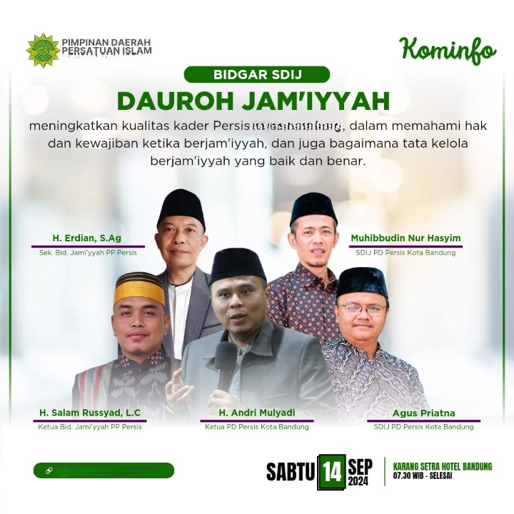 Dauroh Jamiyyah SDIJ PD PERSIS Kabupaten Pesisir Selatan